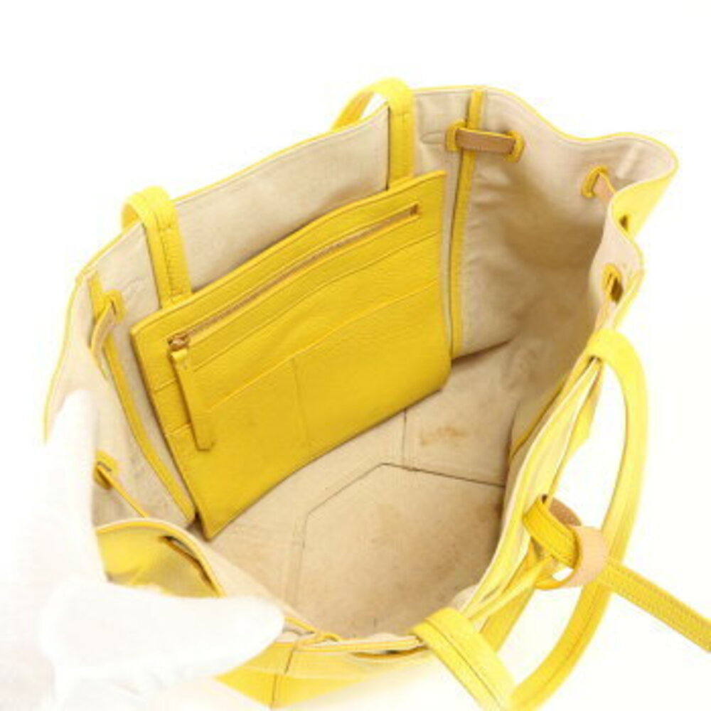 Celine Phantom Strap Leather Soft EEV Cabas Bag Tote Shoulder - Picture 13 of 14